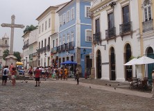 Passeio a pé quando o navio atraca em Salvador