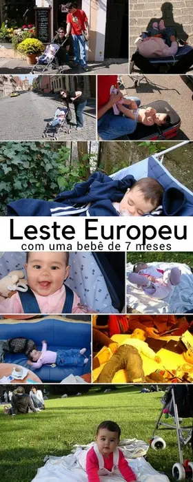 Viagem ao Leste Europeu com bebê