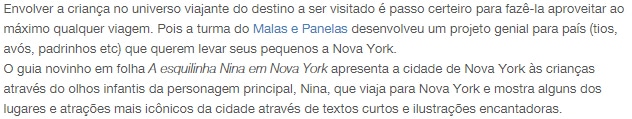 Nina em NY - Pelo Mundo
