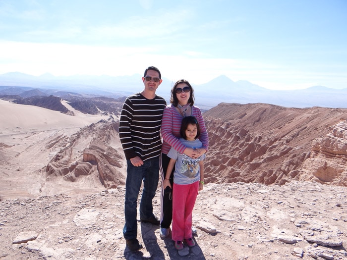 Atacama com crianças Valle de la Muerte e Valle de la Luna