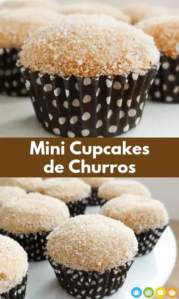 Mini Cupcakes de Churros | Malas e Panelas