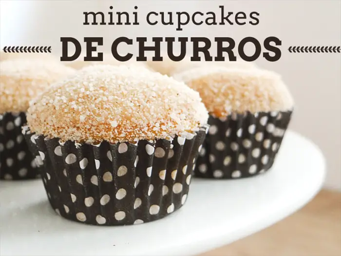 churros cupcakes home