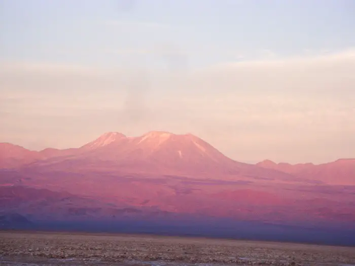 Pôr do Sol no Salar do Atacama