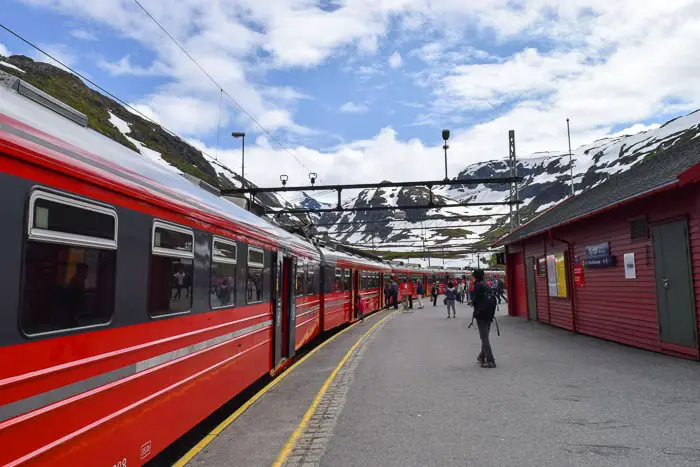 Trem entre Bergen e Oslo