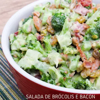 Salada de Brócolis e Bacon