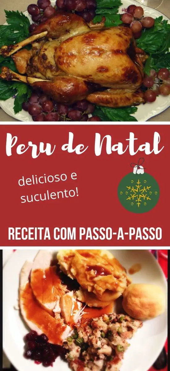 Receita de Peru de Natal - suculento e delicioso - Malas e Panelas