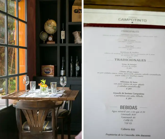 Restaurante Campotinto em Carmelo | Malas e Panelas