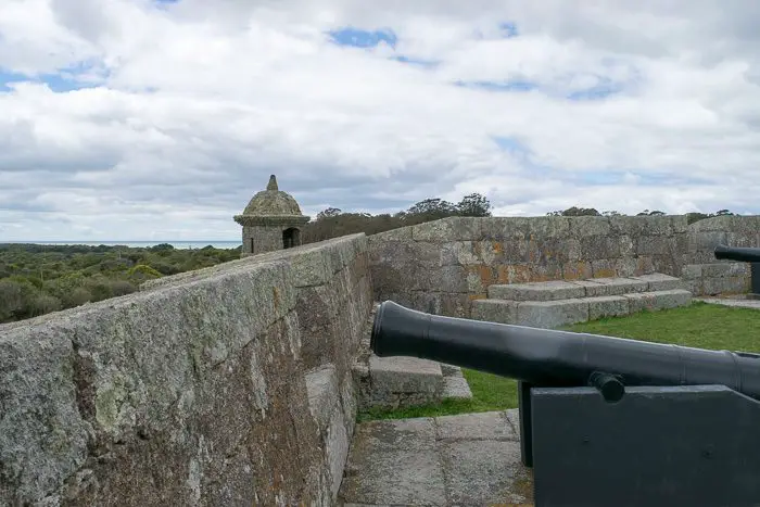 Canhão em fortaleza espanhola