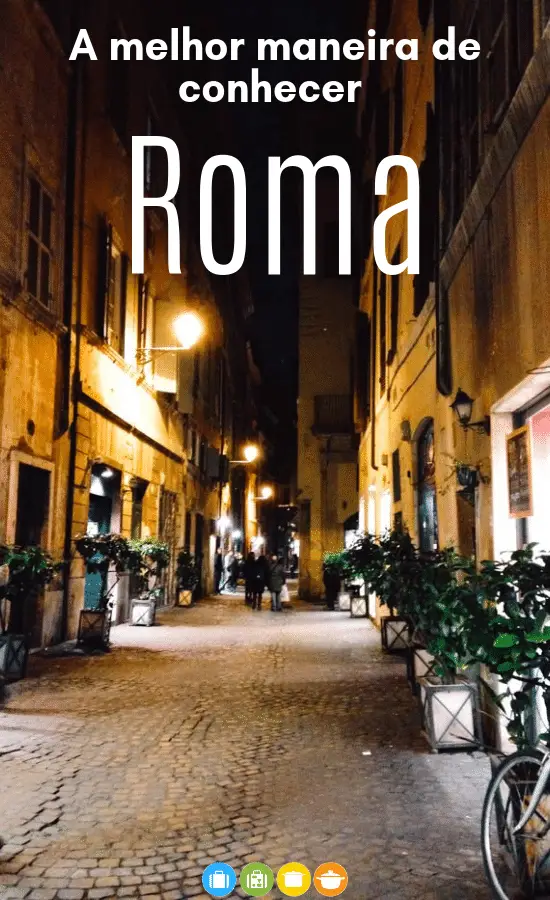 A melhor maneira de conhecer Roma | Malas e Panelas