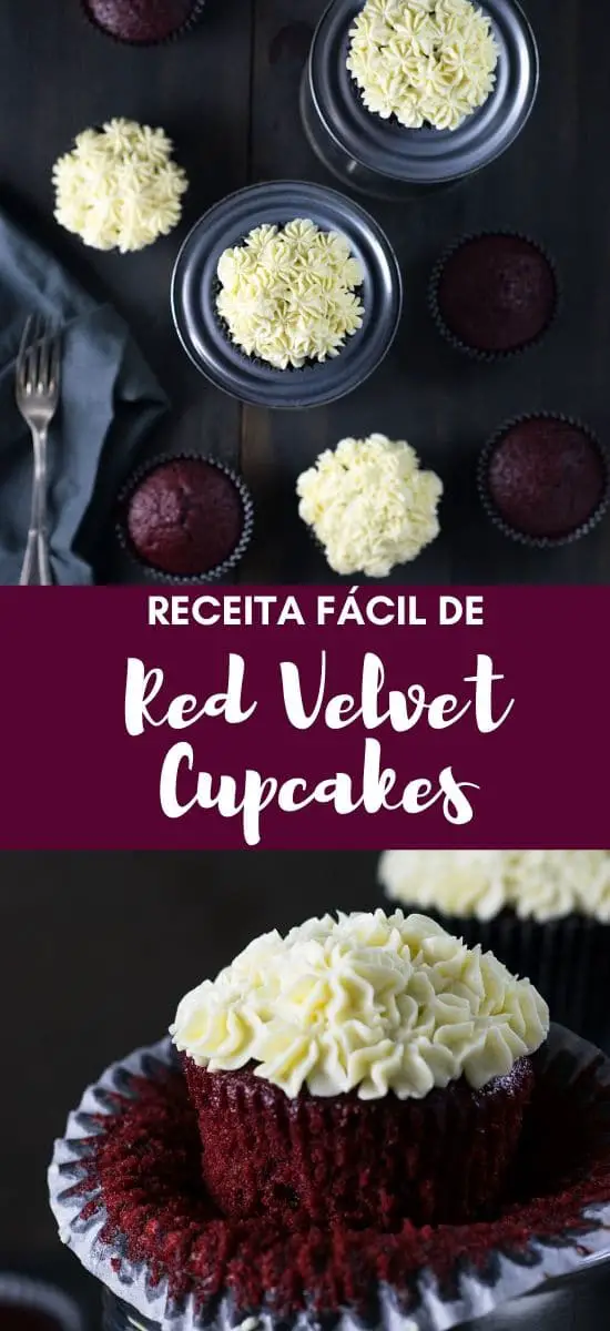 Receita fácil de Red Velvet Cupcakes | Malas e Panelas