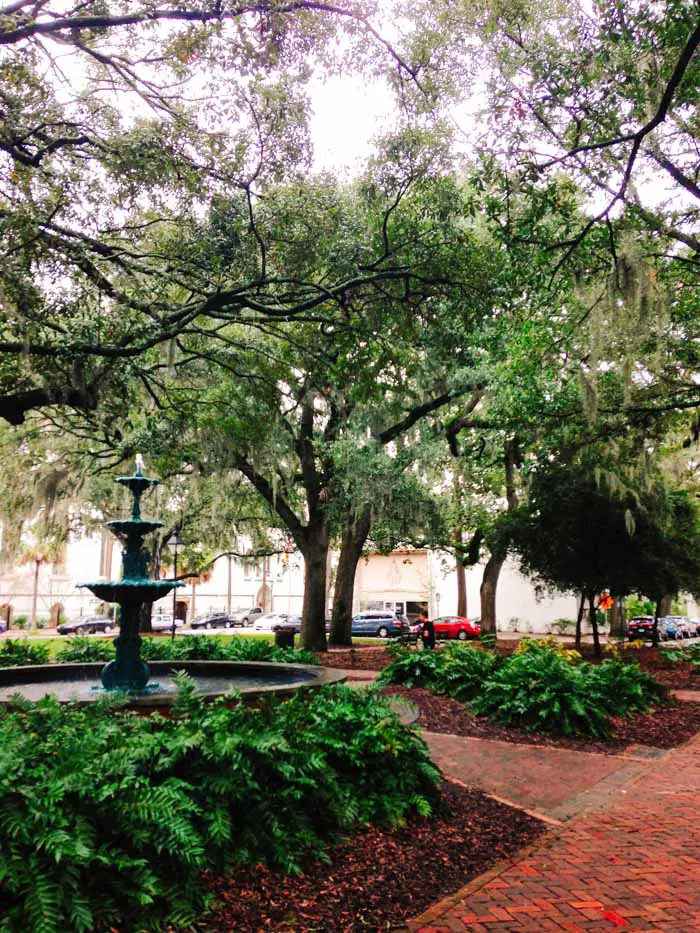 Praça em Savannah