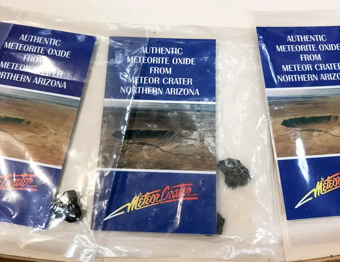 Pedaço de meteorito - Centro de Visitantes de Meteor Crater