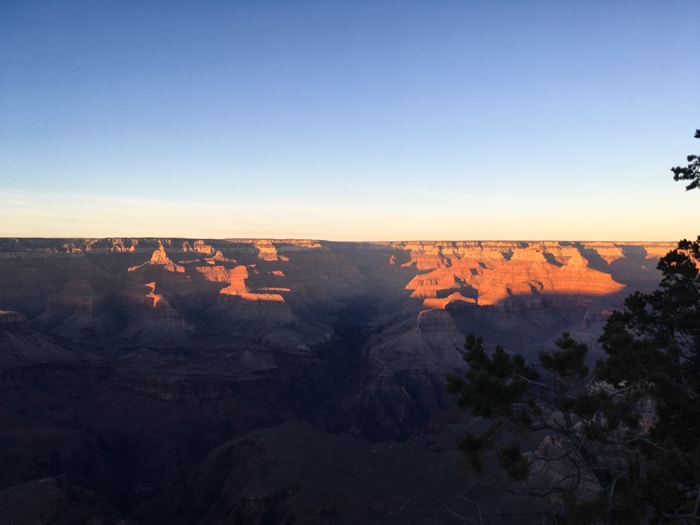 Pôr do Sol no Grand Canyon