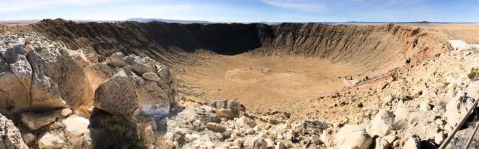 Panorama da Meteor Crater