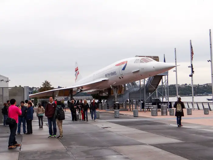 Concorde no Intrepid Sea, Air and Space Museum