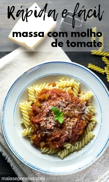 Receita Rápida e Fácil | Massa com Molho de Tomate #receita #massa