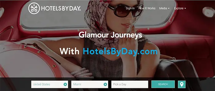 HotelsByDay - reservas de hotéis para uso por horas