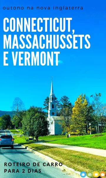 De Connecticut a Vermont no Outono