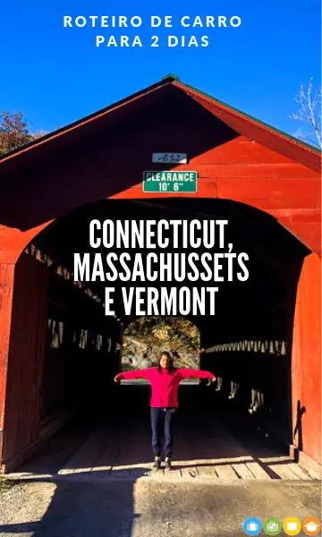 De Connecticut a Vermont no Outono
