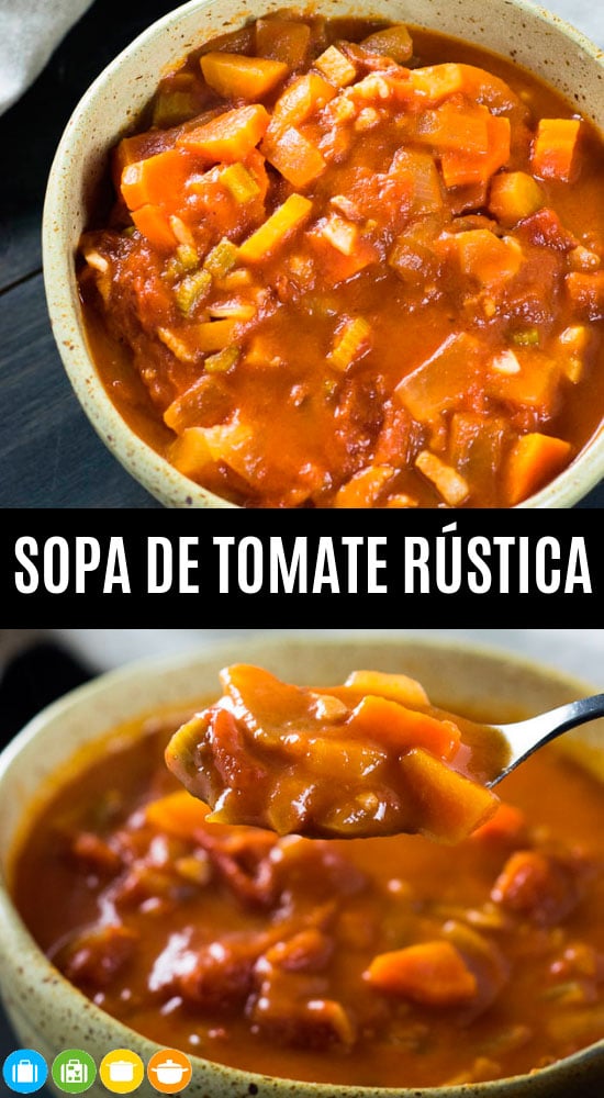 Sopa de Tomate Rústica