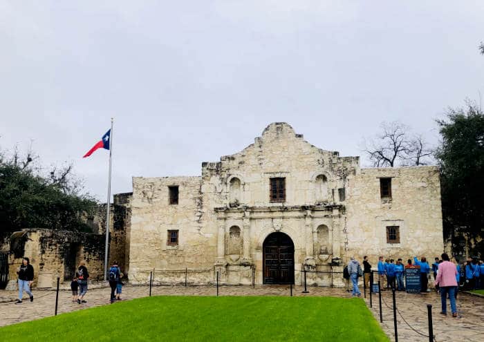 O Alamo, em San Antonio, no Texas