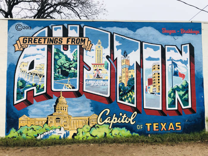 Mural Greetings from Austin